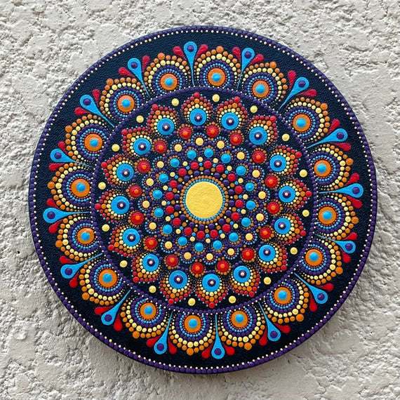 Easy Wall Decor Ideas Dot Mandala Art On Premarked MDF Boards easy-wall-decor-ideas-dot-mandala-art-on-premarked-mdf-boards