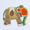 Elephant Embellished Patches With Beads&nbsp;