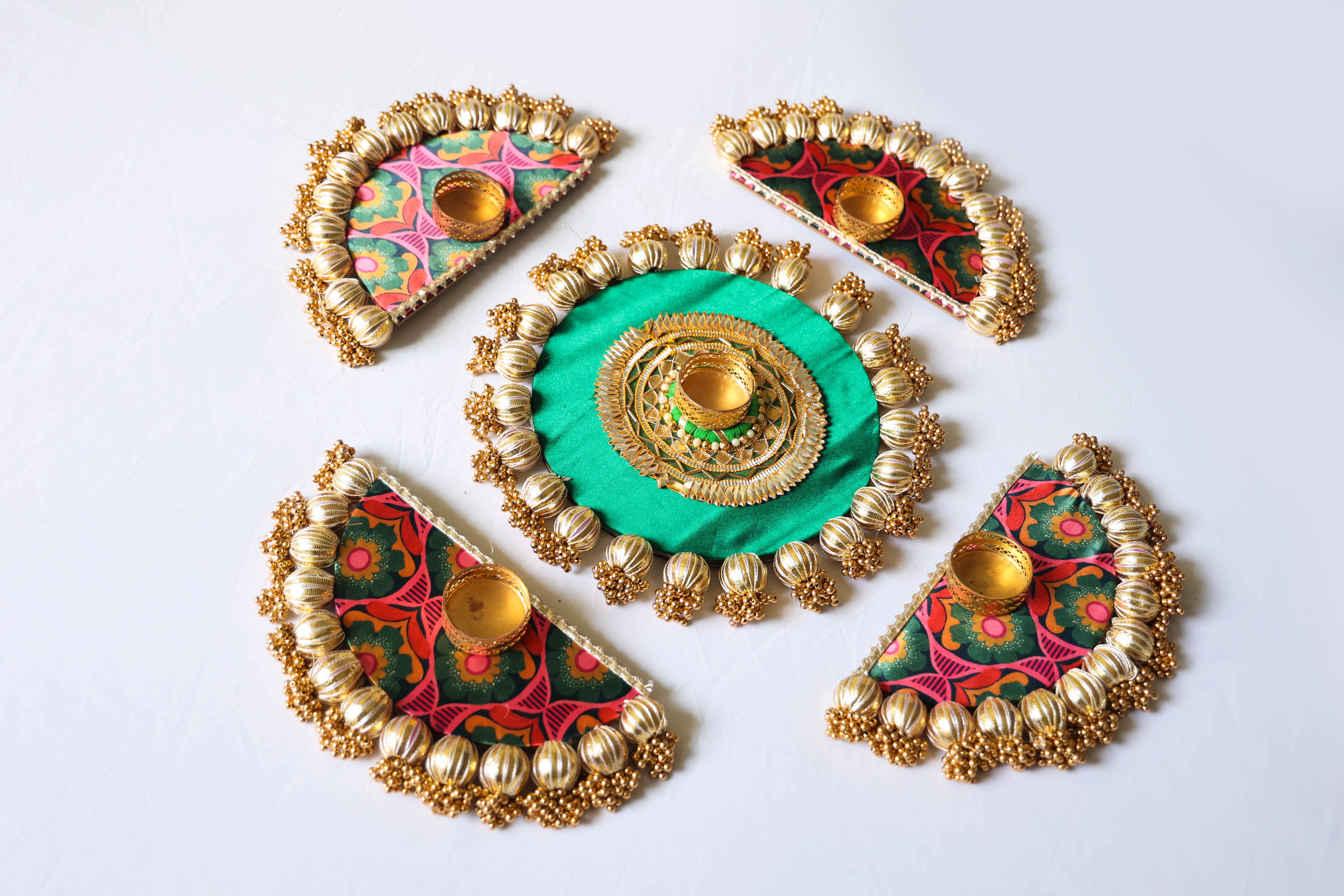 Charming Rangoli Matt With Light Holder for Decor - Artsplash Store ...