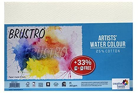 Brustro Artists Watercolour Paper sheets