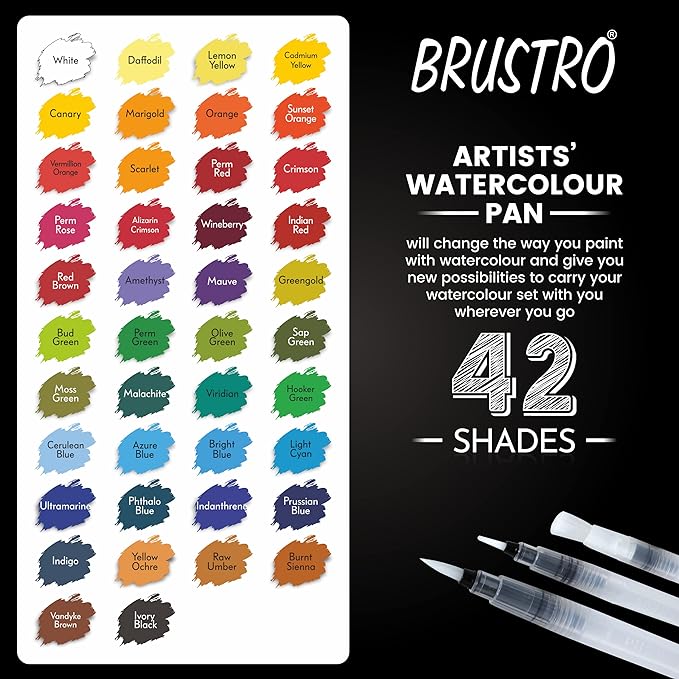Brustro Multicolor watercolor set2