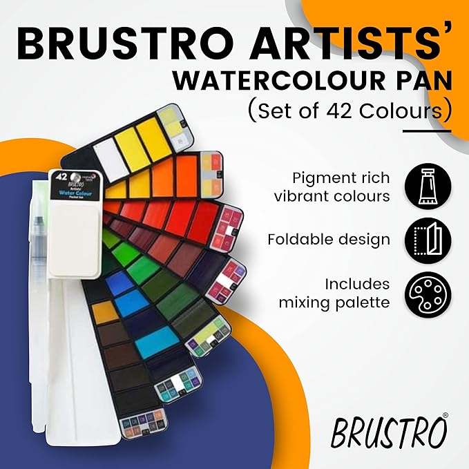 Brustro Multicolor watercolor set4