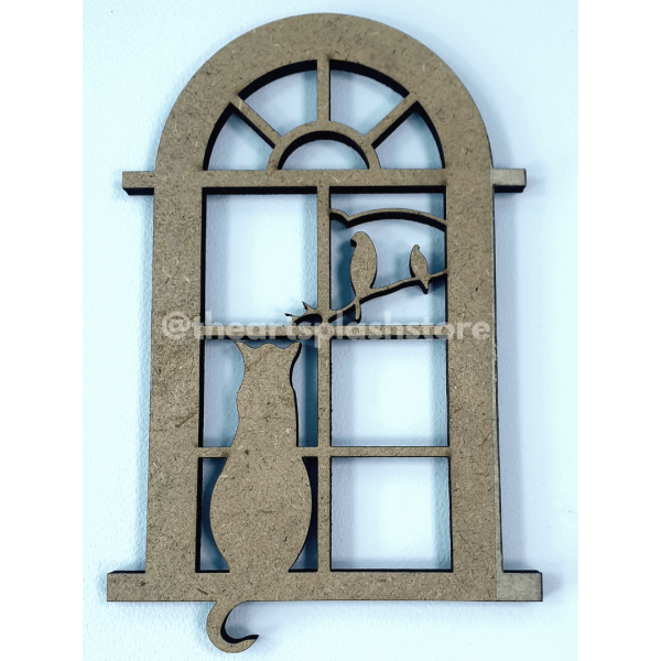 Cat Shaped MDF Board 