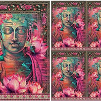 Buddha Decoupage Filament Paper A4 : Set of 2