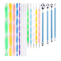 ArtSplash  17 Pieces Dotting Tool for Mandala Art/ Nail art