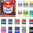 Flash Acrylic Pouring Paints - Set of 16 - 50ml each