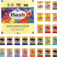 Flash Artisis' Acrylic Colors - Set of 25 - 50ml each