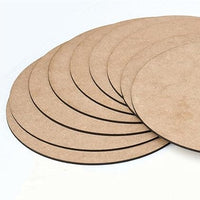 MDF plain round board