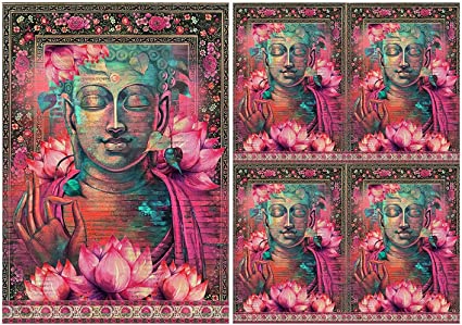 Premium Buddha Decoupage Filament Paper