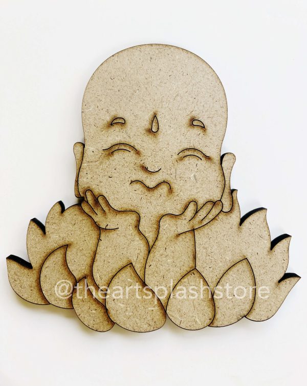 Small Baby Buddha mdf board