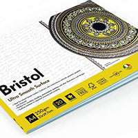 Brustro Bristol Smooth glued paper 250 gsm : 20 sheets