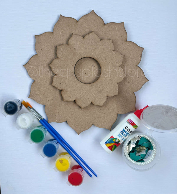 MDF Tea light Diya kit